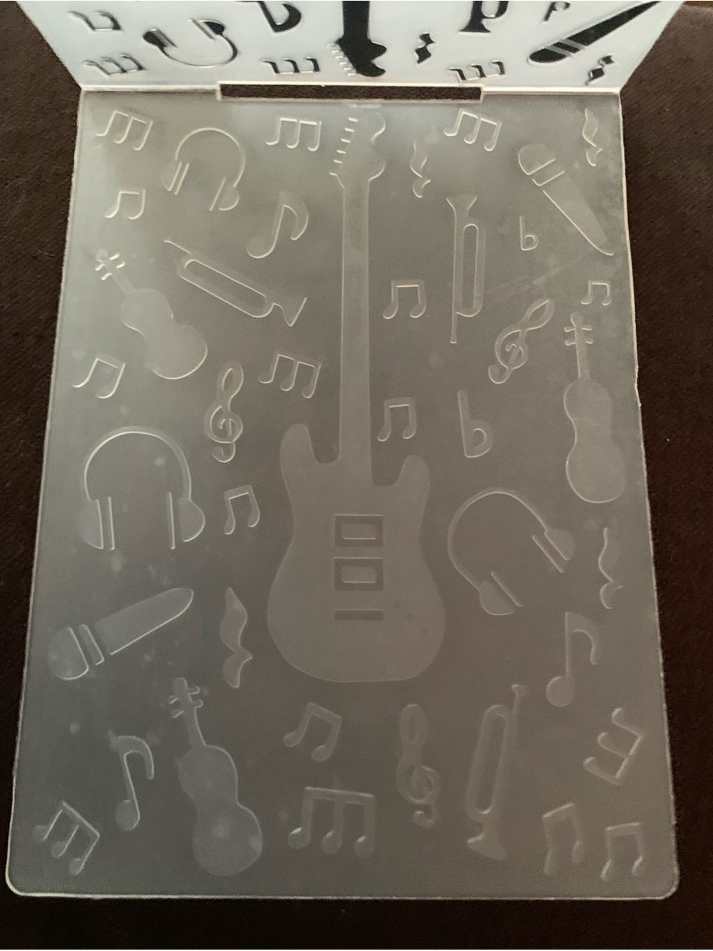 Music Instrument Embossing Folder ๐ถ Music Notes Design - Picture 2 of 2